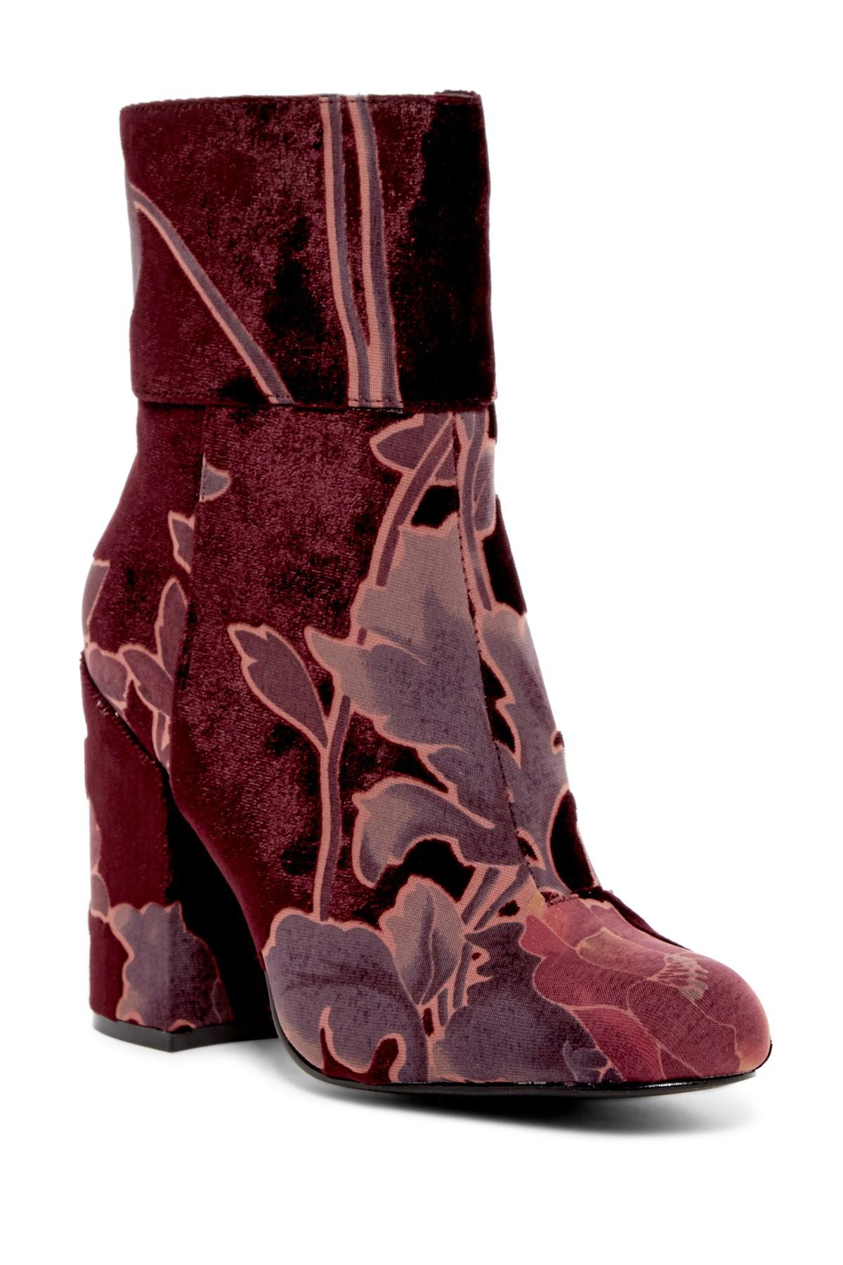 steve madden gusty block heel boot