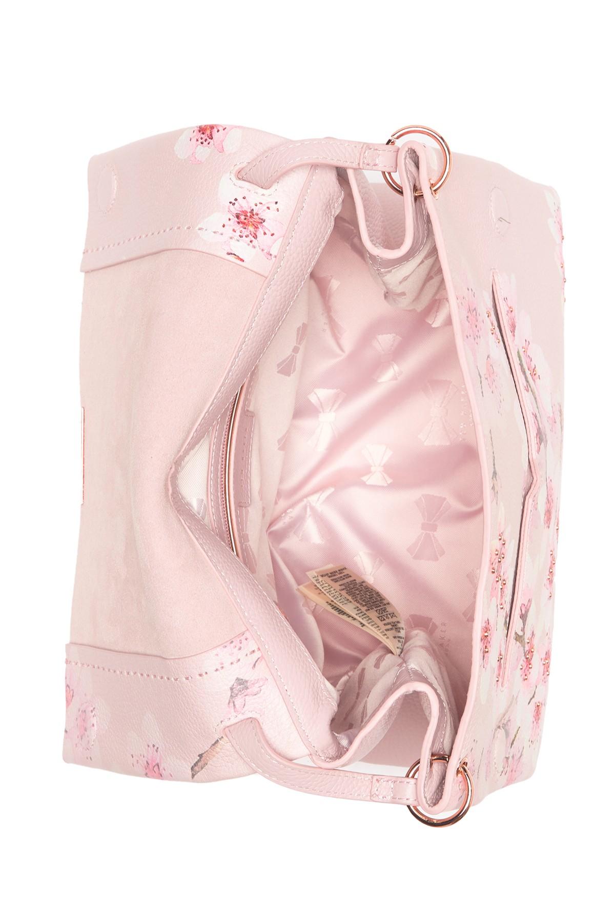 Lyst - Ted Baker Soft Blossom Shoulder Bag in Pink