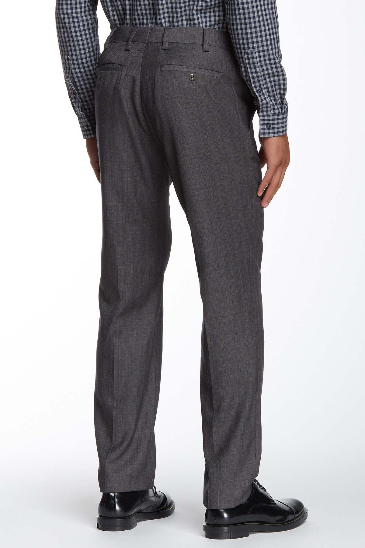 Lyst - Louis Raphael Modern Fit Manchester Plaid Pant in Gray for Men