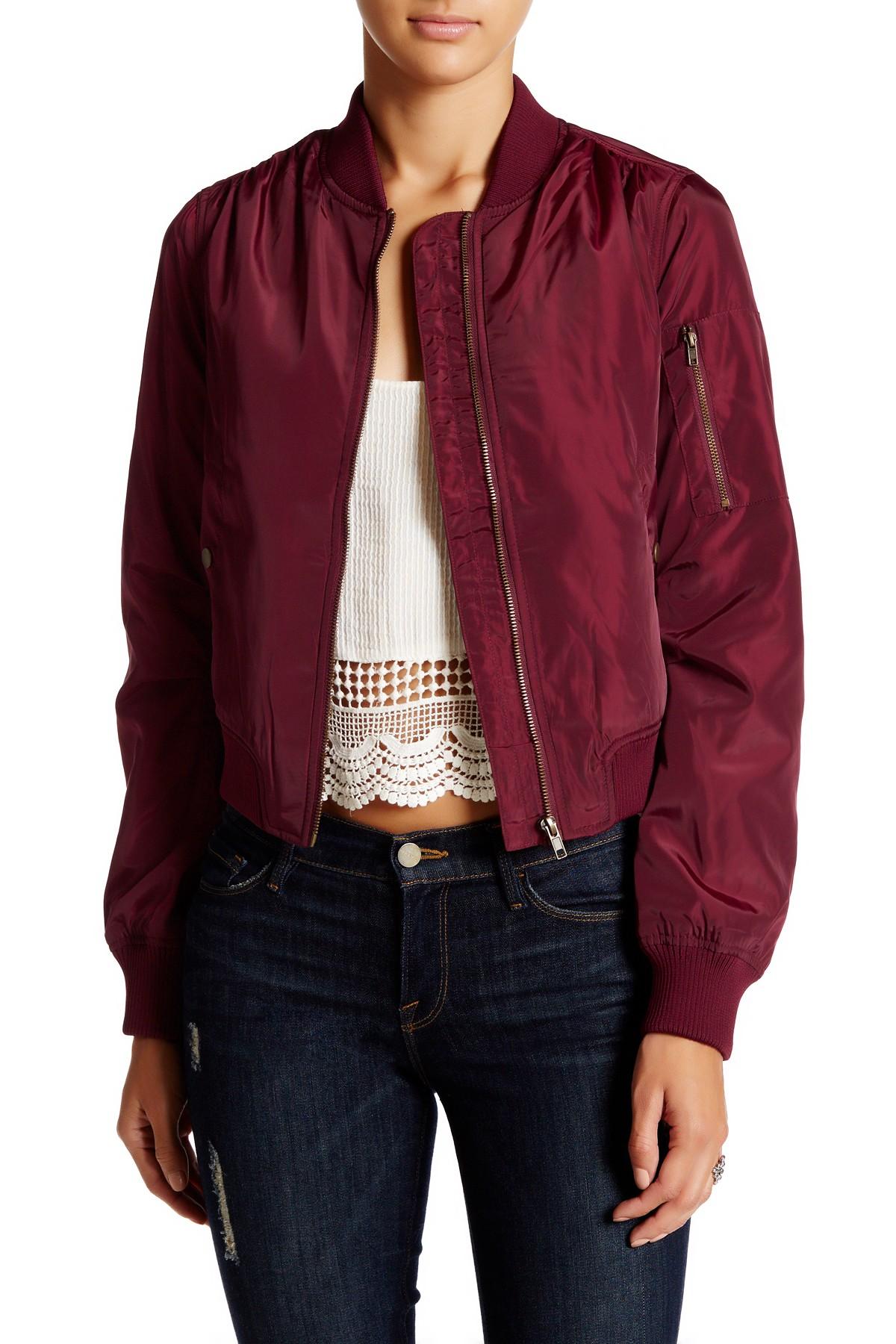 Couture Bomber Jacket For Cold Weather Season romeo and juliet couture ribbed bomber jacket in for Couture Bomber Jacket For Cold Weather Season romeo and juliet couture ribbed bomber jacket in for