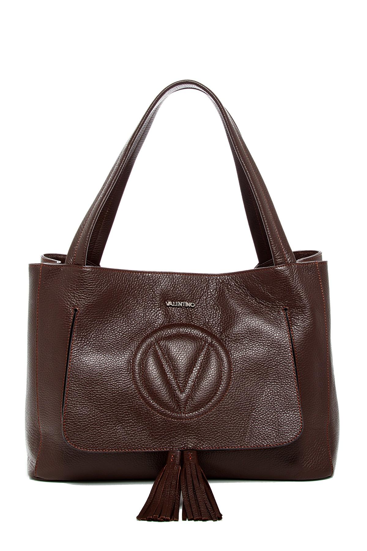 Lyst - Valentino By Mario Valentino Ollie Leather Shoulder Bag in Brown