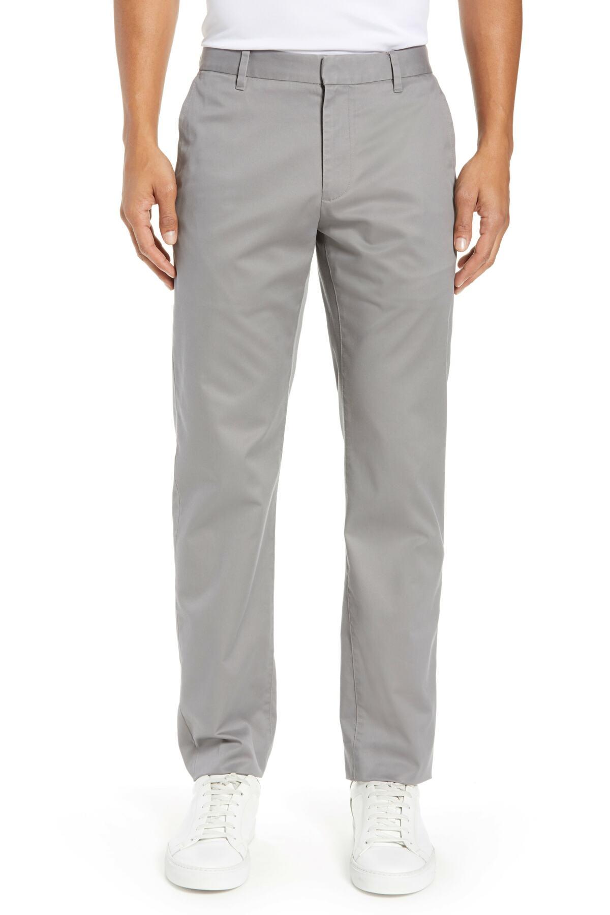 Lyst - Bonobos Weekday Warrior Slim Fit Stretch Dress Pants in Gray for ...