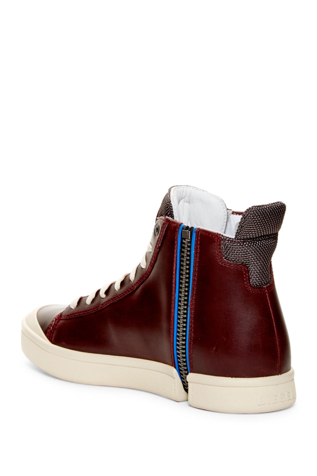 Lyst DIESEL Ziparound Snentish Hitop Sneaker for Men