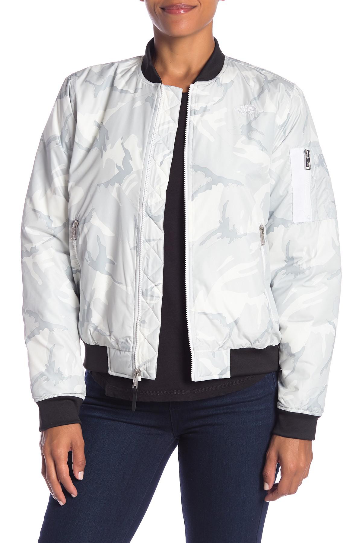 the north face camo coat