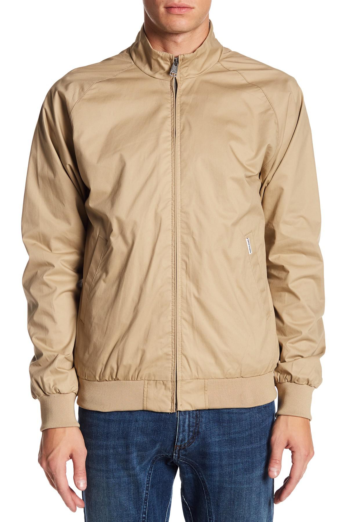 Download Lyst - Ben Sherman Updated Harrington Jacket in Natural ...