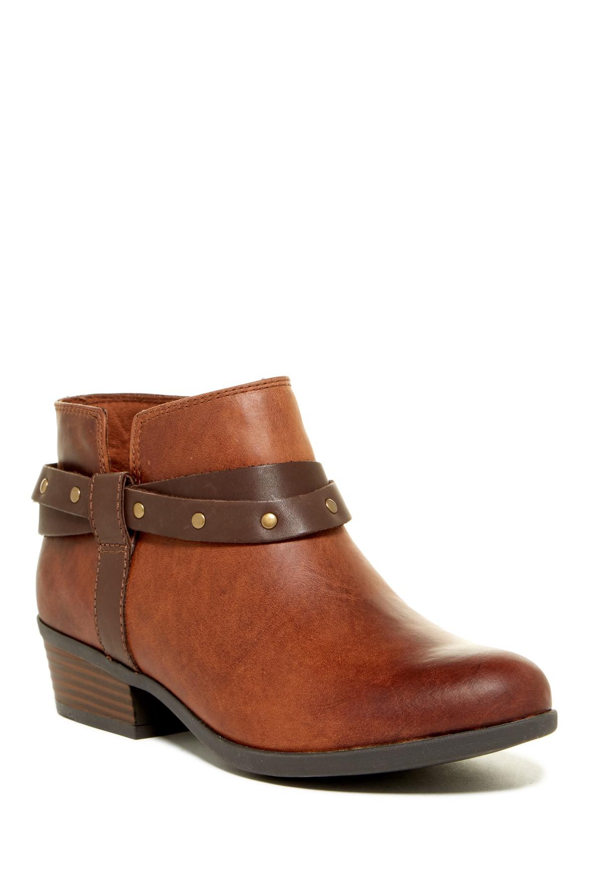 Lyst - Clarks Addiy Zoie Leather Ankle Boot - Wide Width Available in Brown