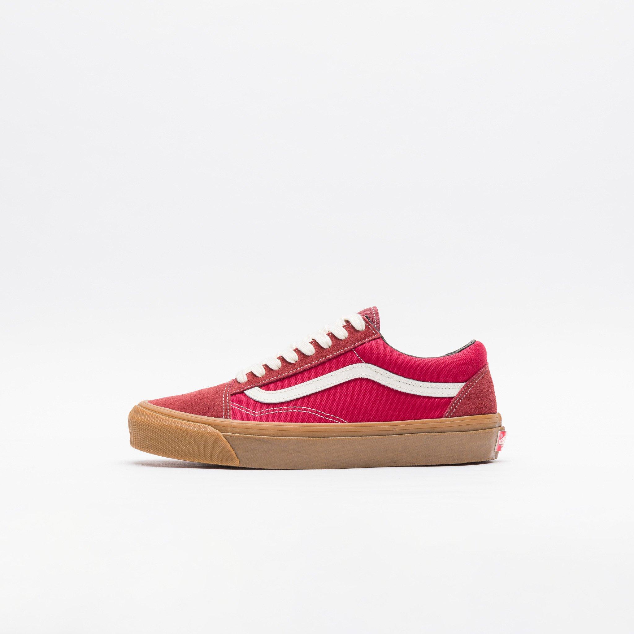 vans old skool maroon sneakers