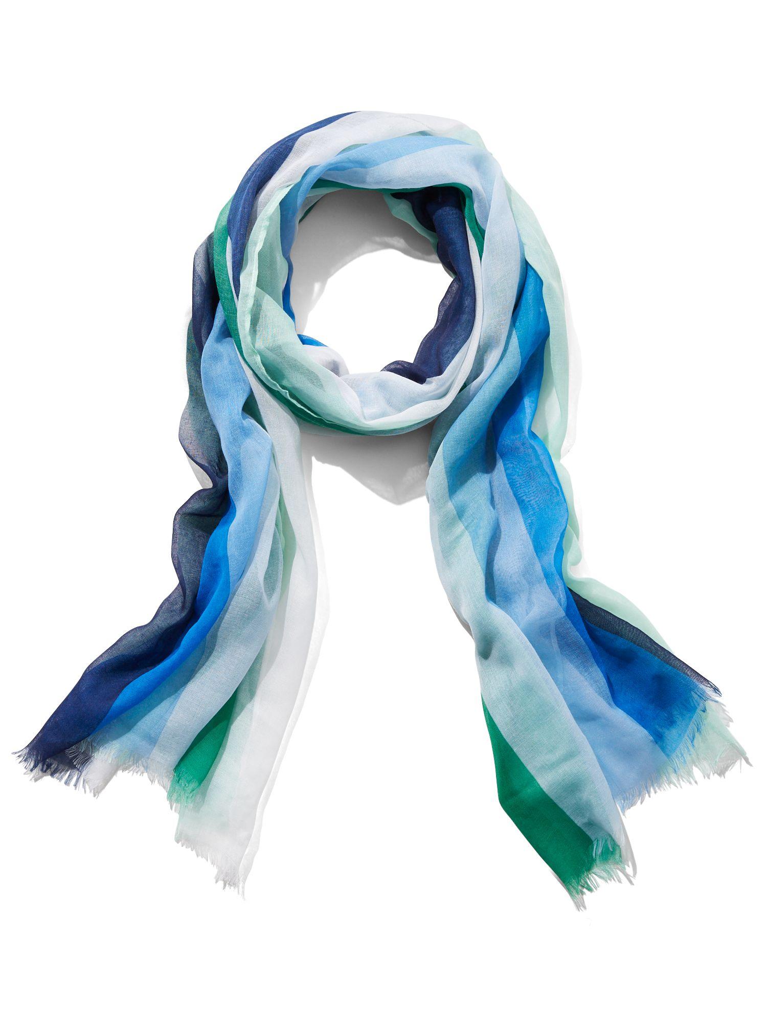 New York & Company Synthetic Stripe Scarf - Eva Mendes ...
