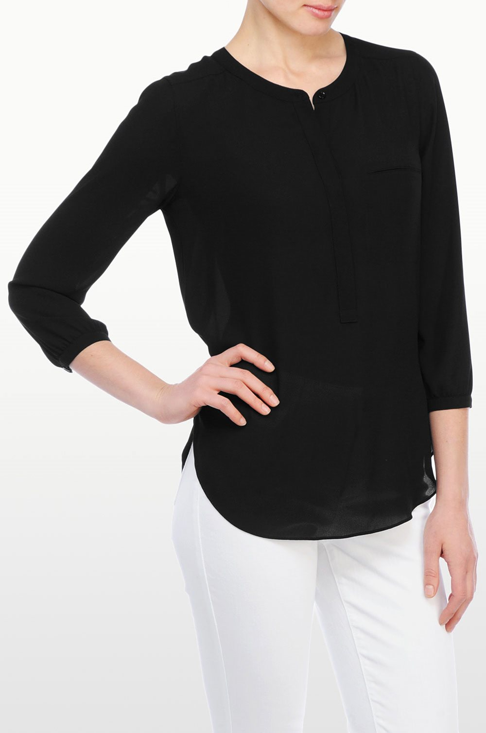 nydj pleated blouse