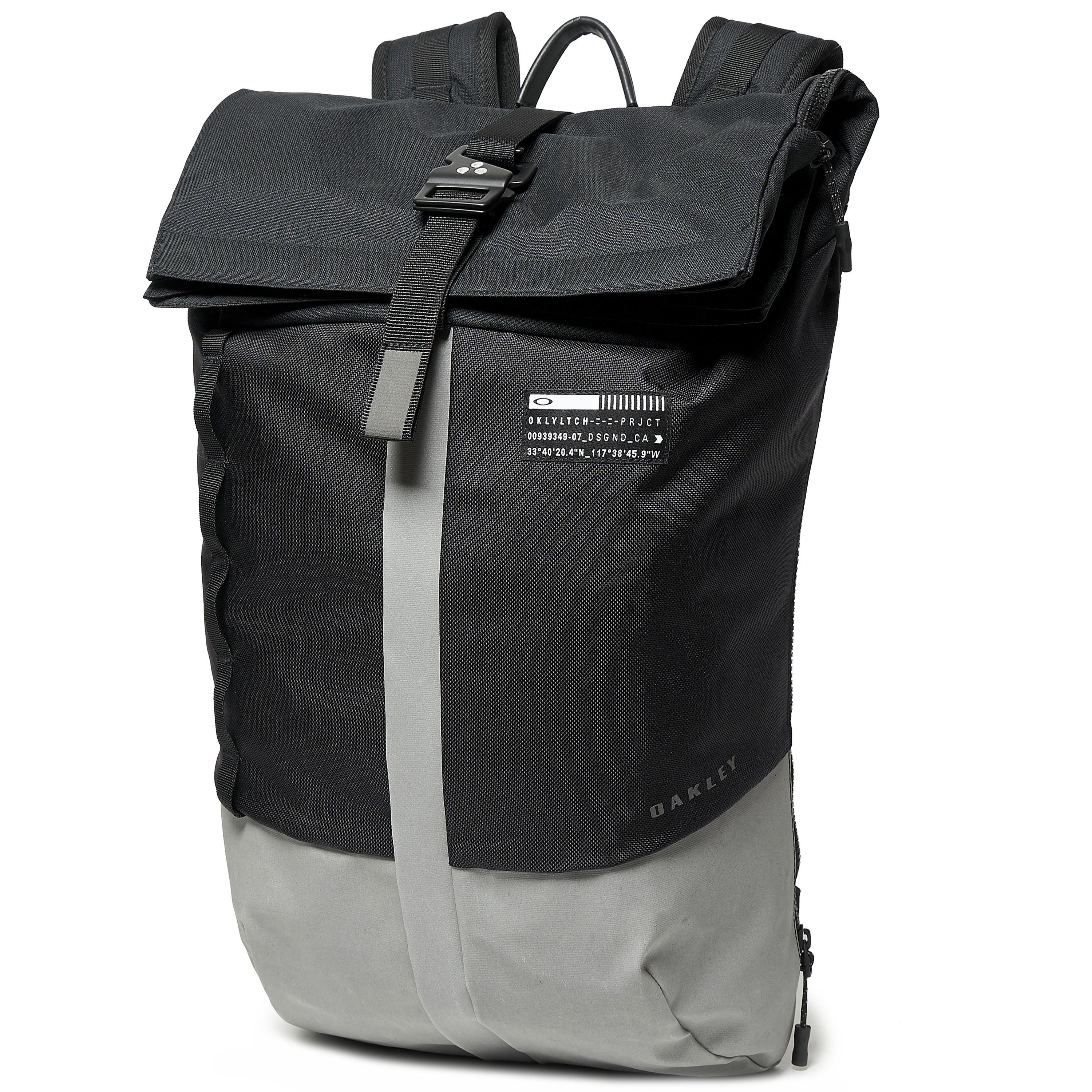 Lyst - Oakley Latch Roll Top Backpack in Black for Men