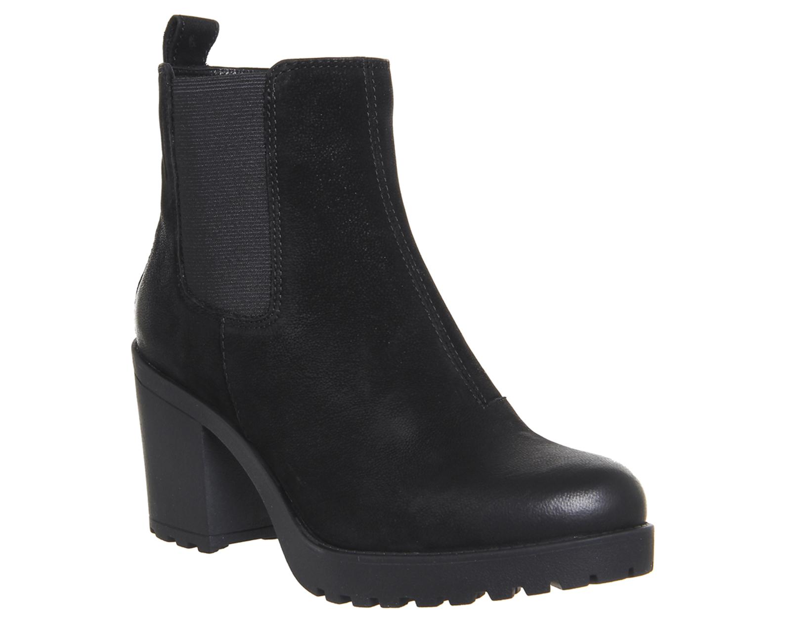 Vagabond Grace Heeled Chelsea Boots in Black | Lyst