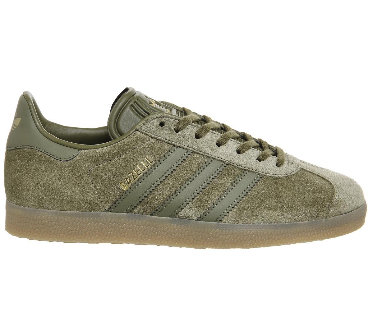 olive green adidas shoes