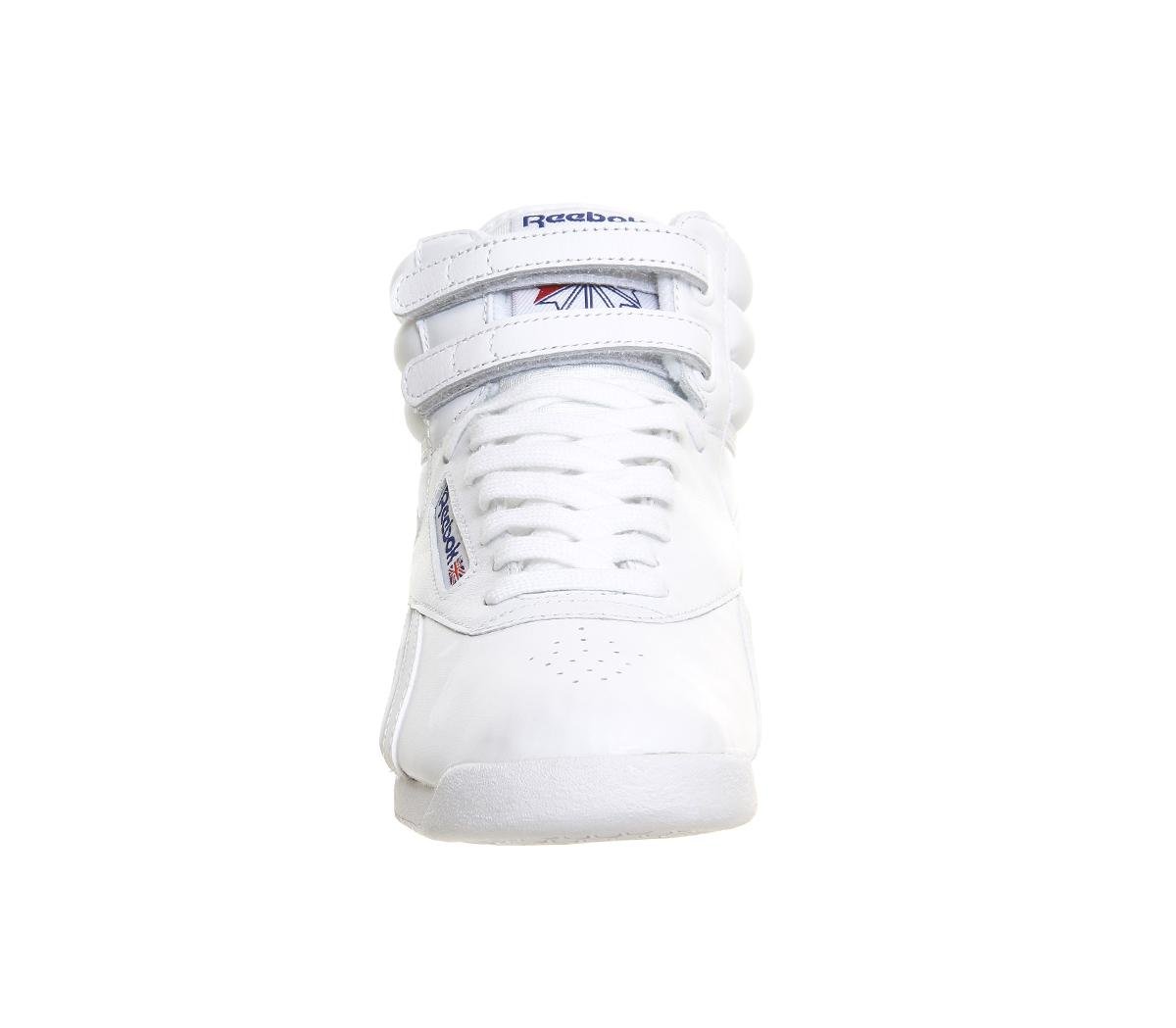 white reebok freestyle high tops