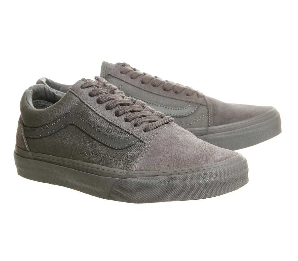 vans old skool mono tornado grey