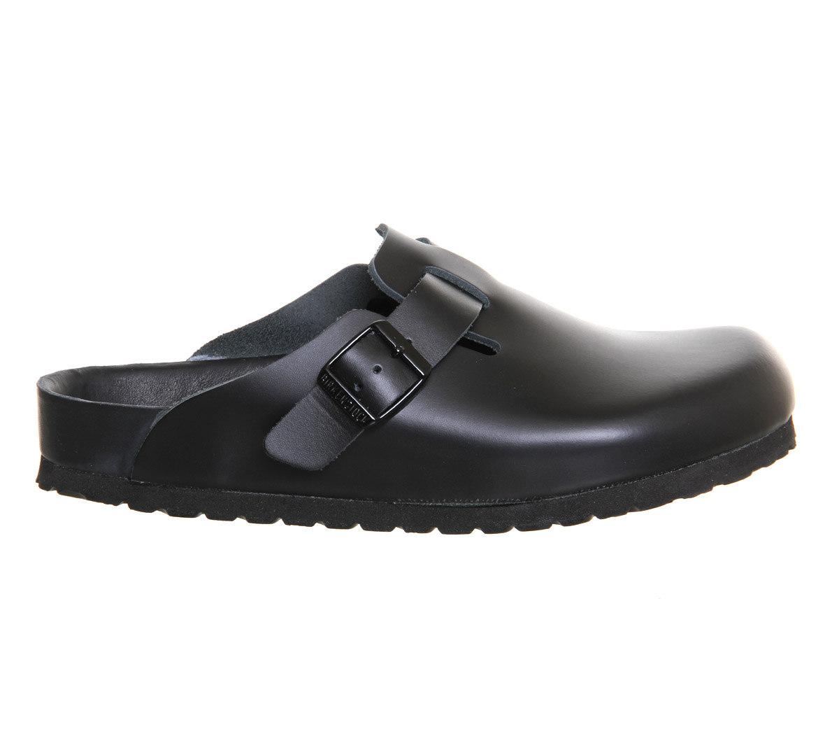 Lyst - Birkenstock Boston Clog in Black