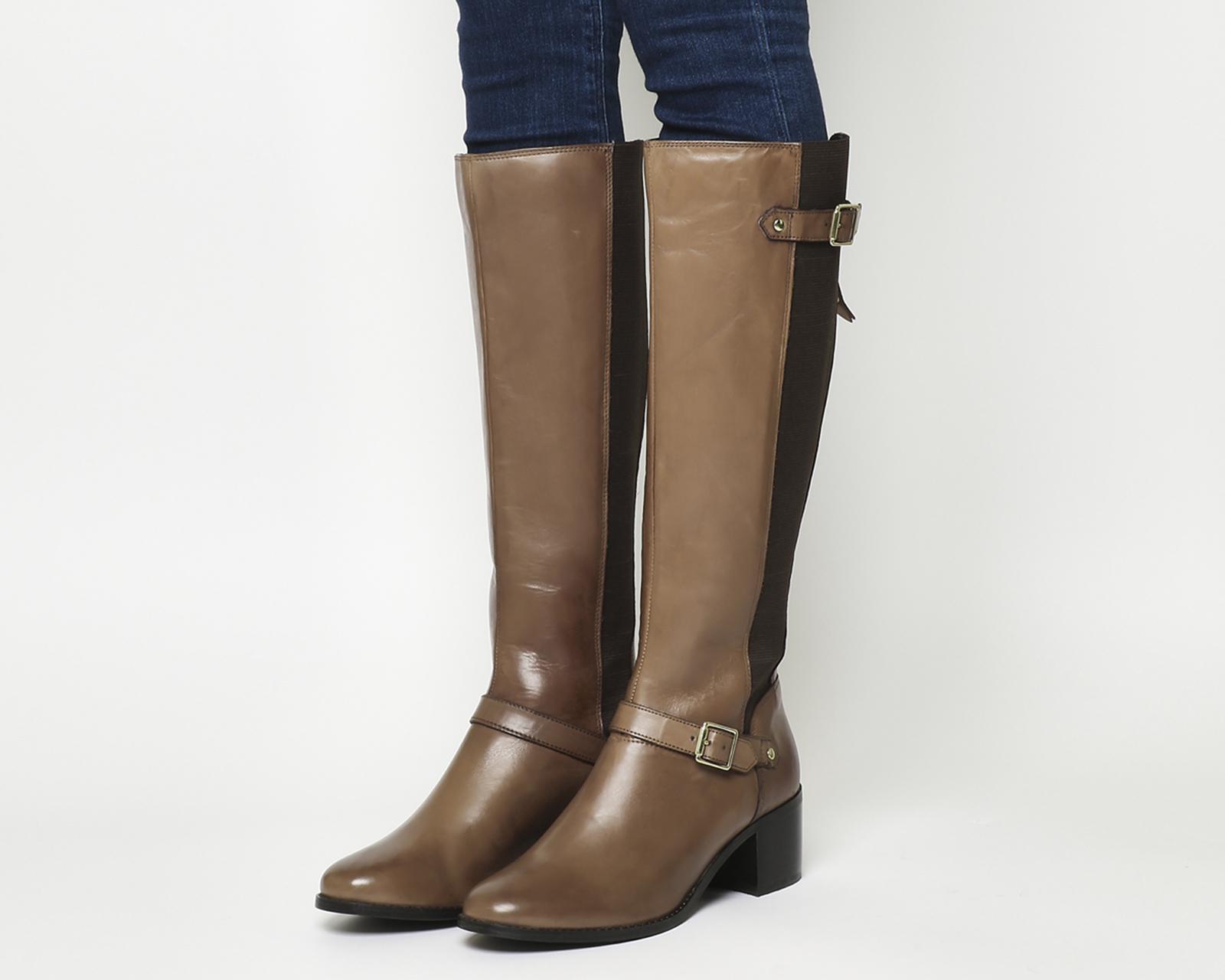 Lyst Office Kestrel Mid Heel Riding Boots In Brown Gallery Women S Riding Boots