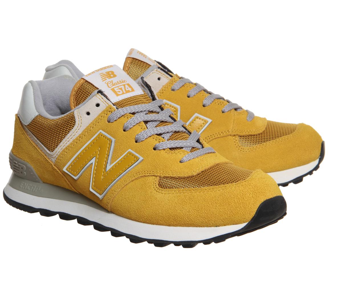 Lyst - New Balance M574 in Yellow for Men