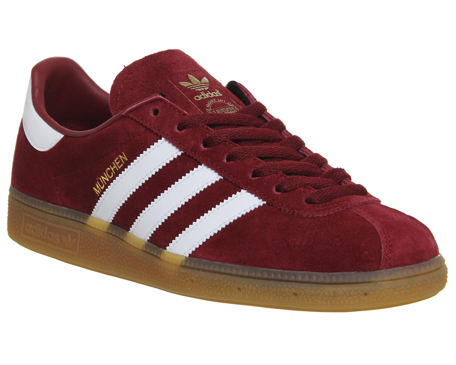 adidas munchen burgundy gum