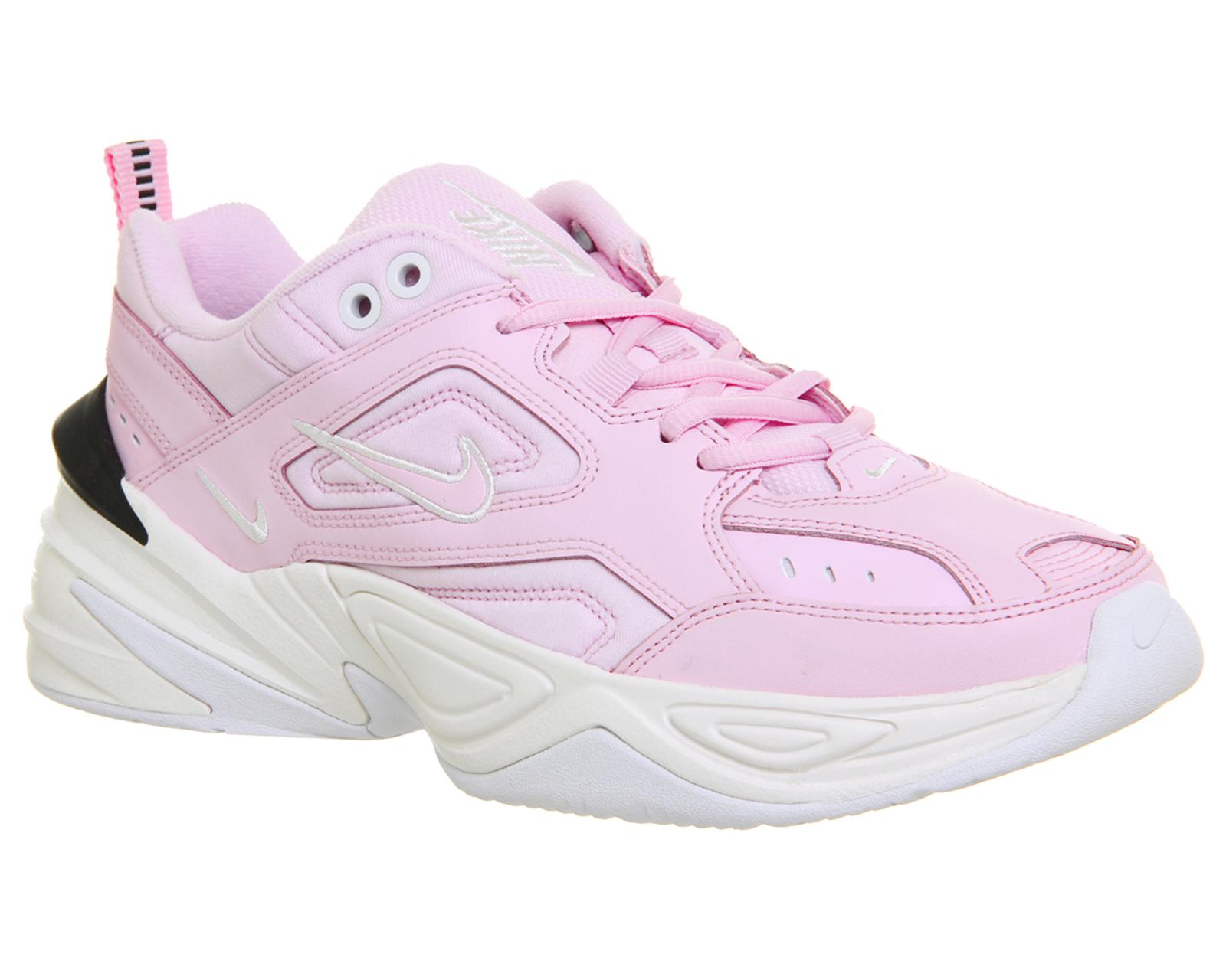 nike pale pink m2k tekno trainers