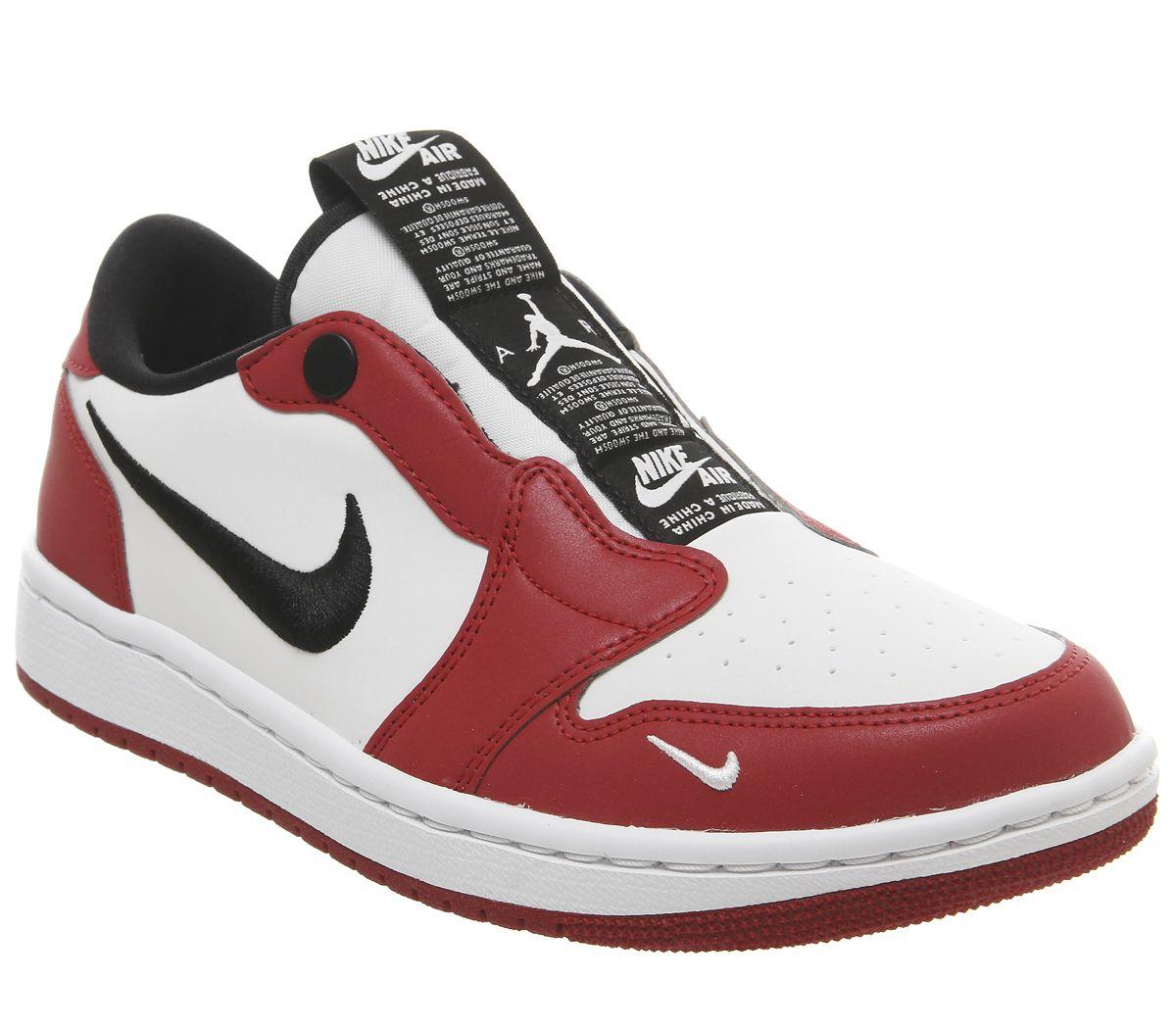 Lyst - Nike Air Jordan 1 Low Slip On Trainers in Red - Save 44%