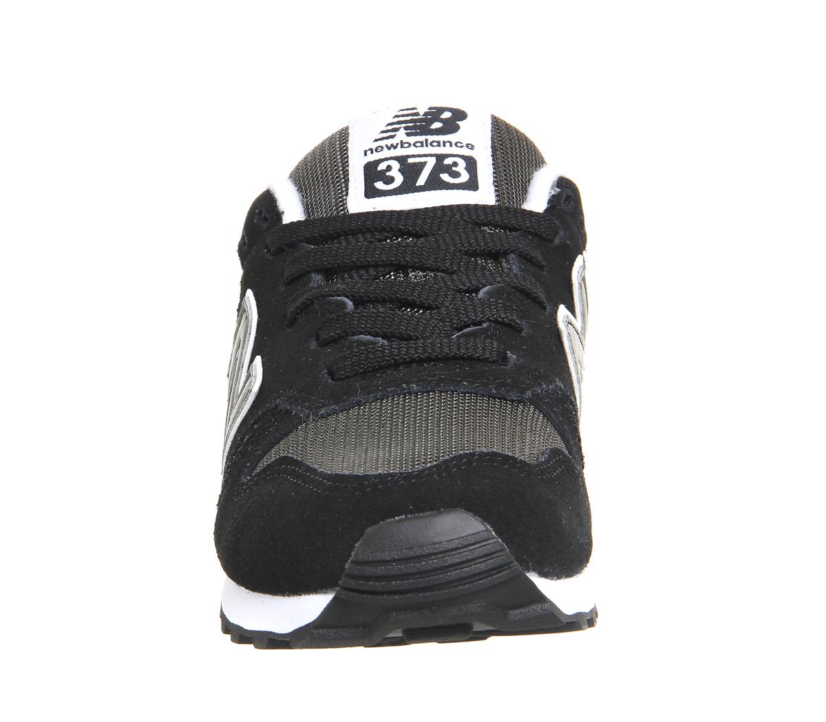 new balance modern classic 373 trainers in black