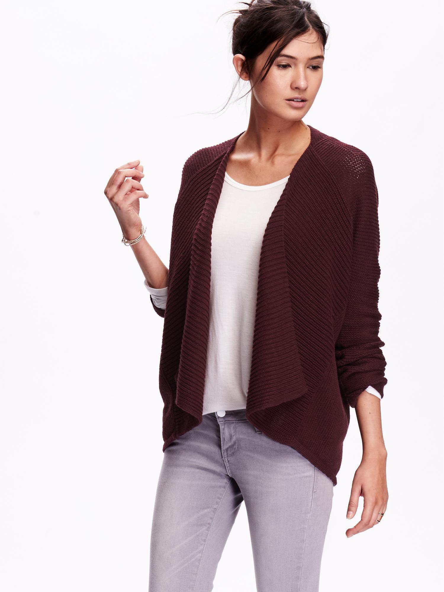 Old Navy Synthetic Thick-textured Shawl-collar Cardigan 
