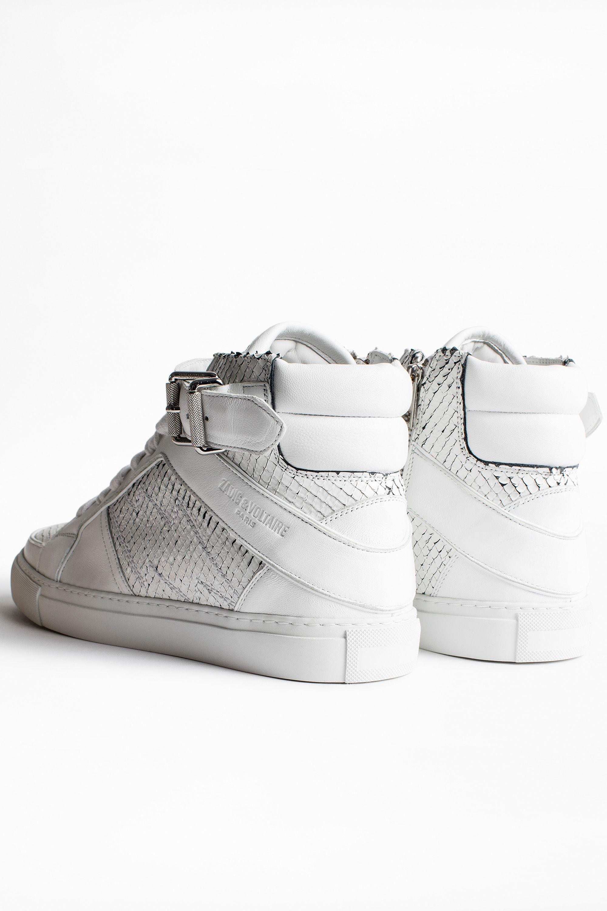 zadig and voltaire white high tops