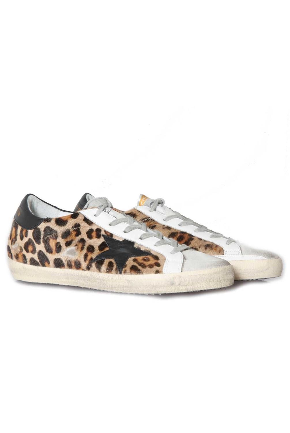 golden goose sneakers leopard