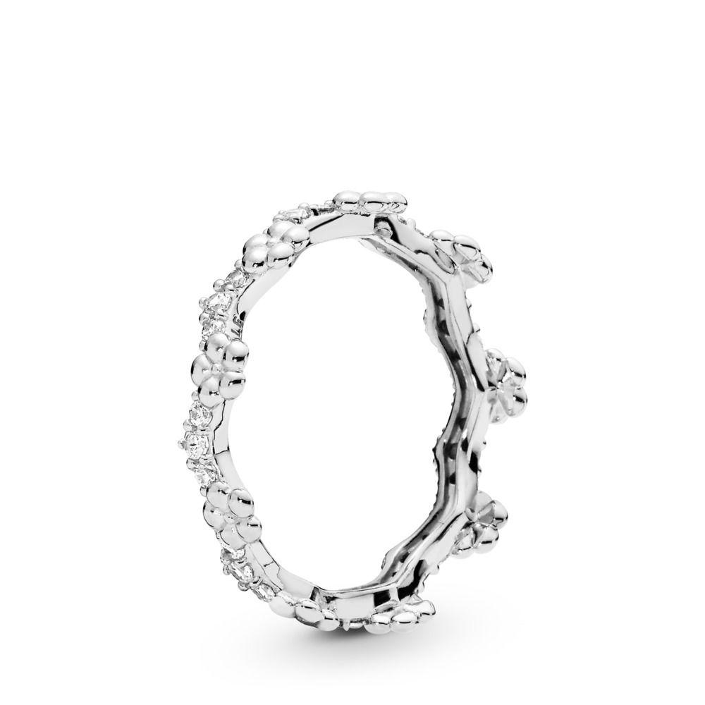 PANDORA Flower Crown Ring in Silver (Metallic) Lyst