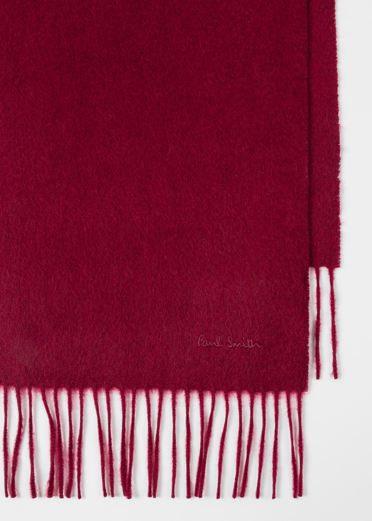 Paul Smith Men's Red Cashmere Scarf in Red - Save 22% - Lyst