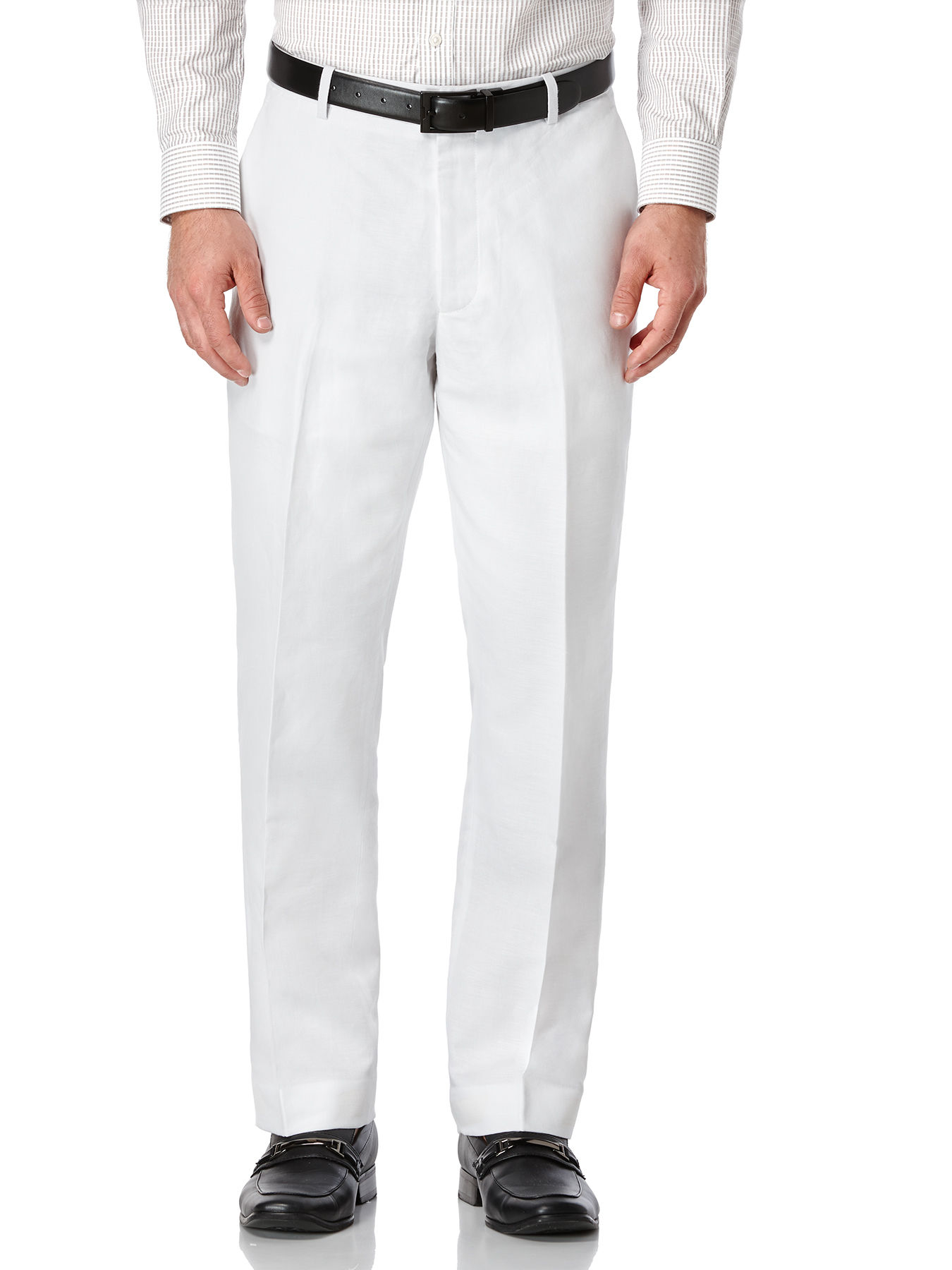 Perry ellis Big And Tall Linen Twill Suit Pant in White for Men (Bright ...
