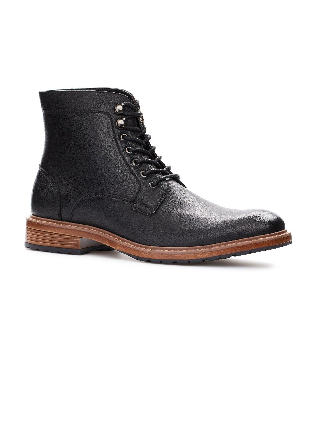 Perry Ellis Leather Clayton Dress Boot in Black for Men Save 30 Lyst