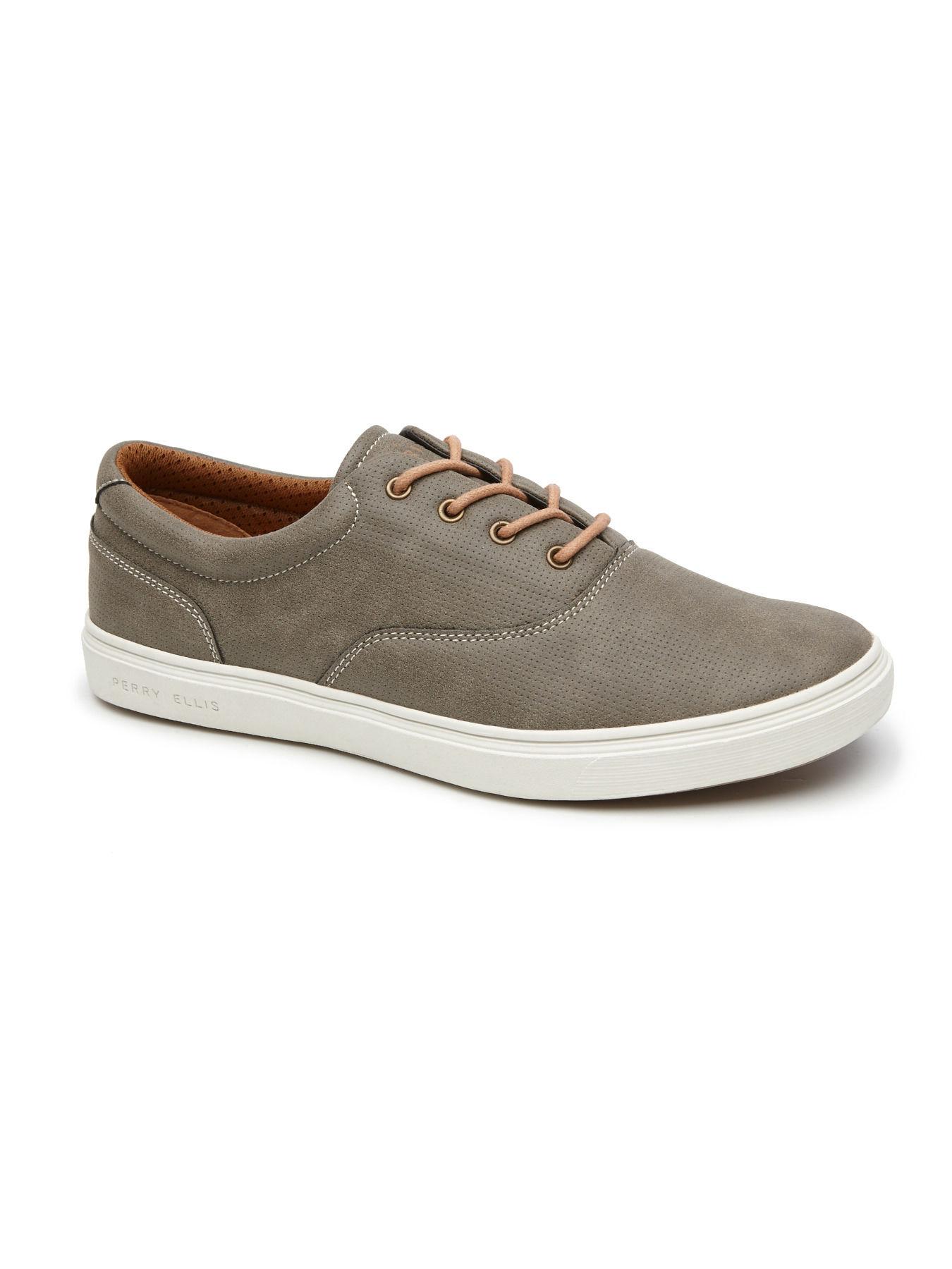 Perry ellis Williams Lace Up Sneaker in Gray for Men | Lyst
