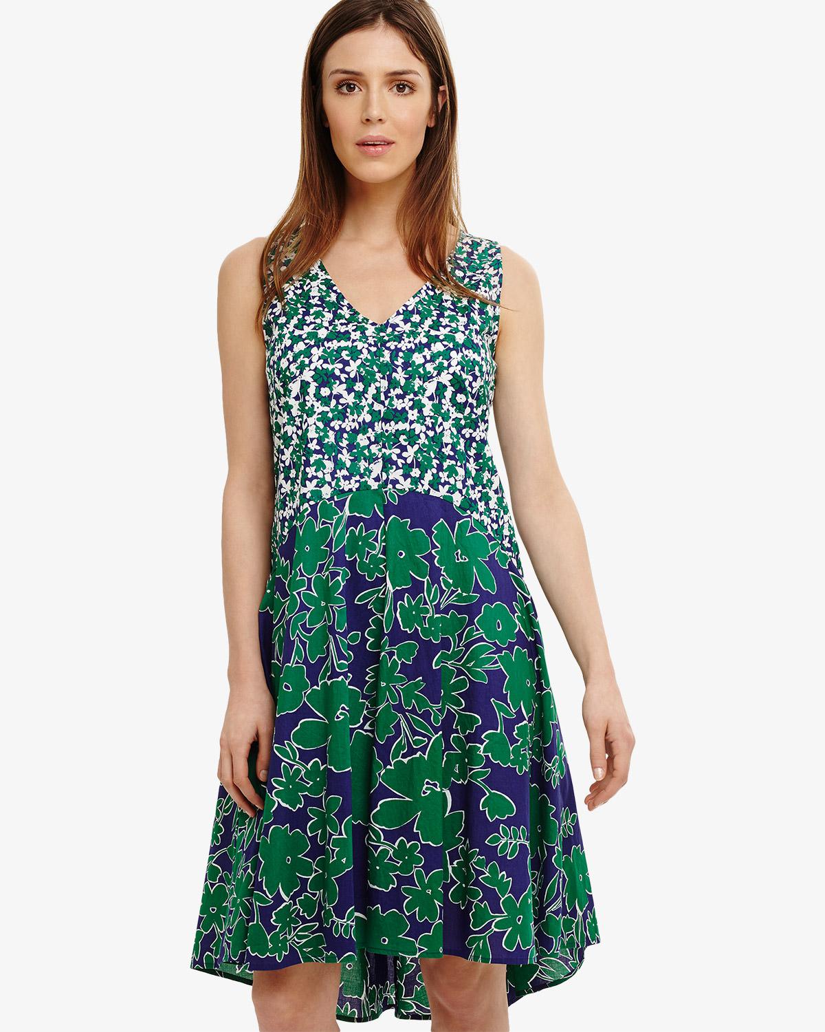 Lyst - Phase Eight Eloise Floral Dress in Green