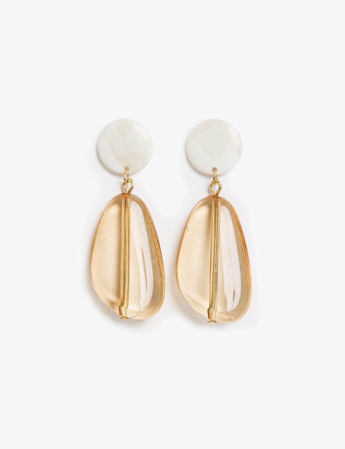 Lyst Pixie Market Amber Drop Chandelier Earrings Pixie Market Women S Amber Drop Chandelier Earrings