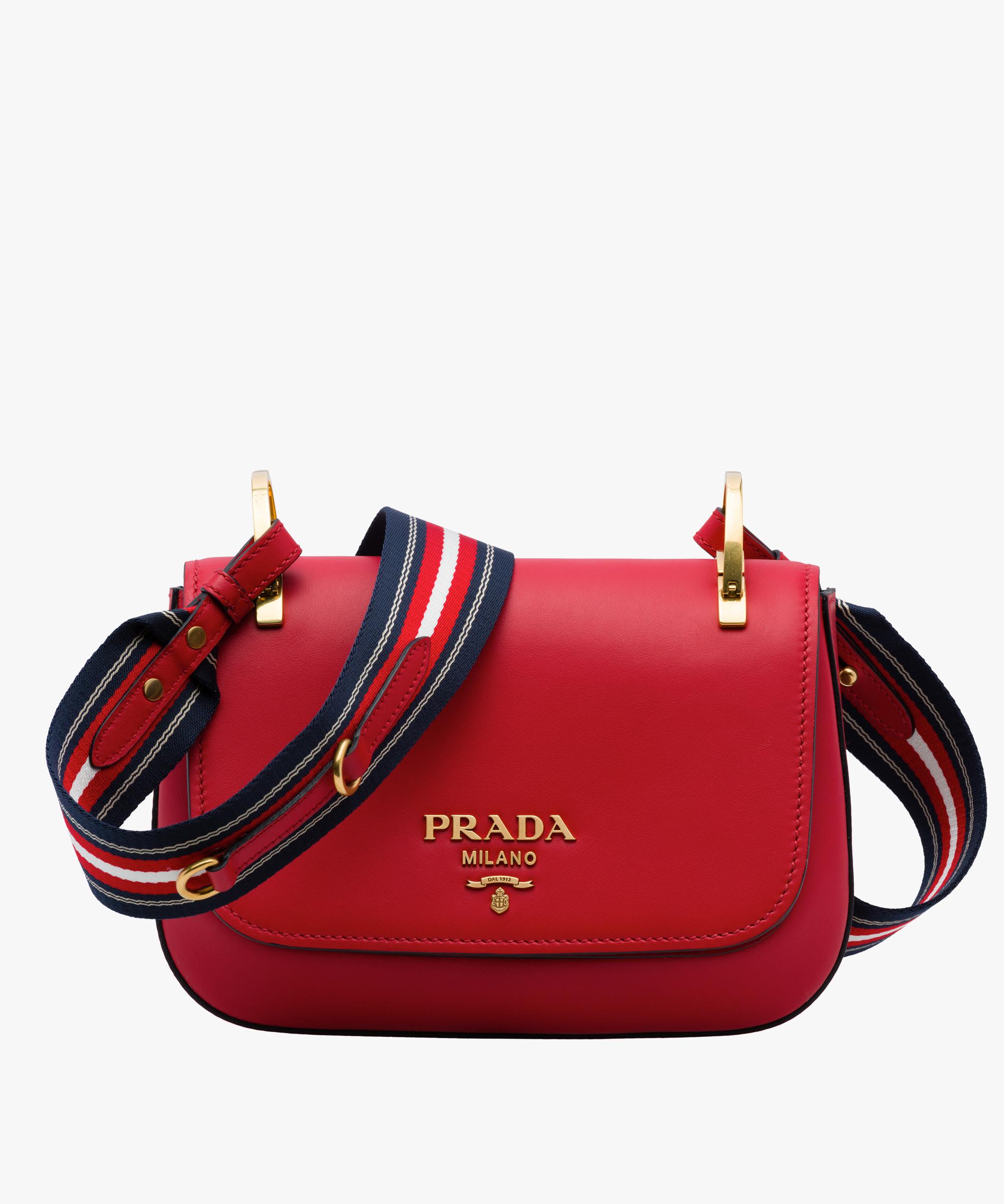 prada sling bag red