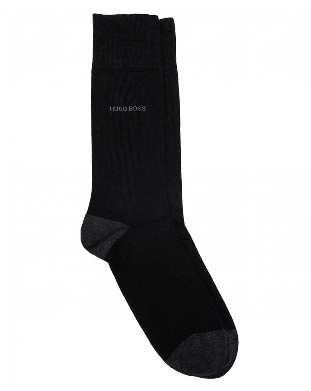 Lyst - BOSS by Hugo Boss Heel And Toe Two Pack Of Socks in Black for Men
