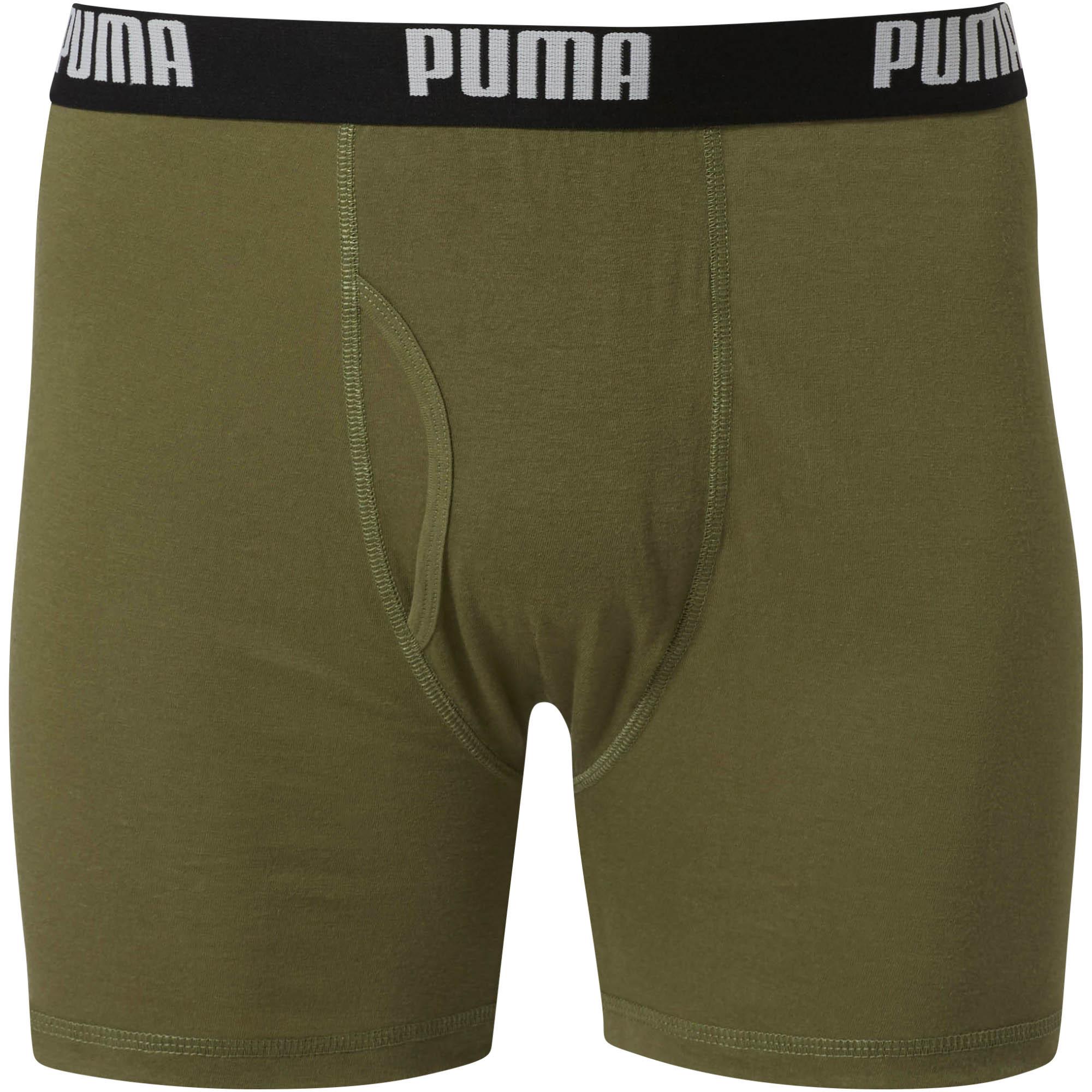 PUMA Men's Cotton Boxer Briefs [3 Pack] in Green for Men Lyst