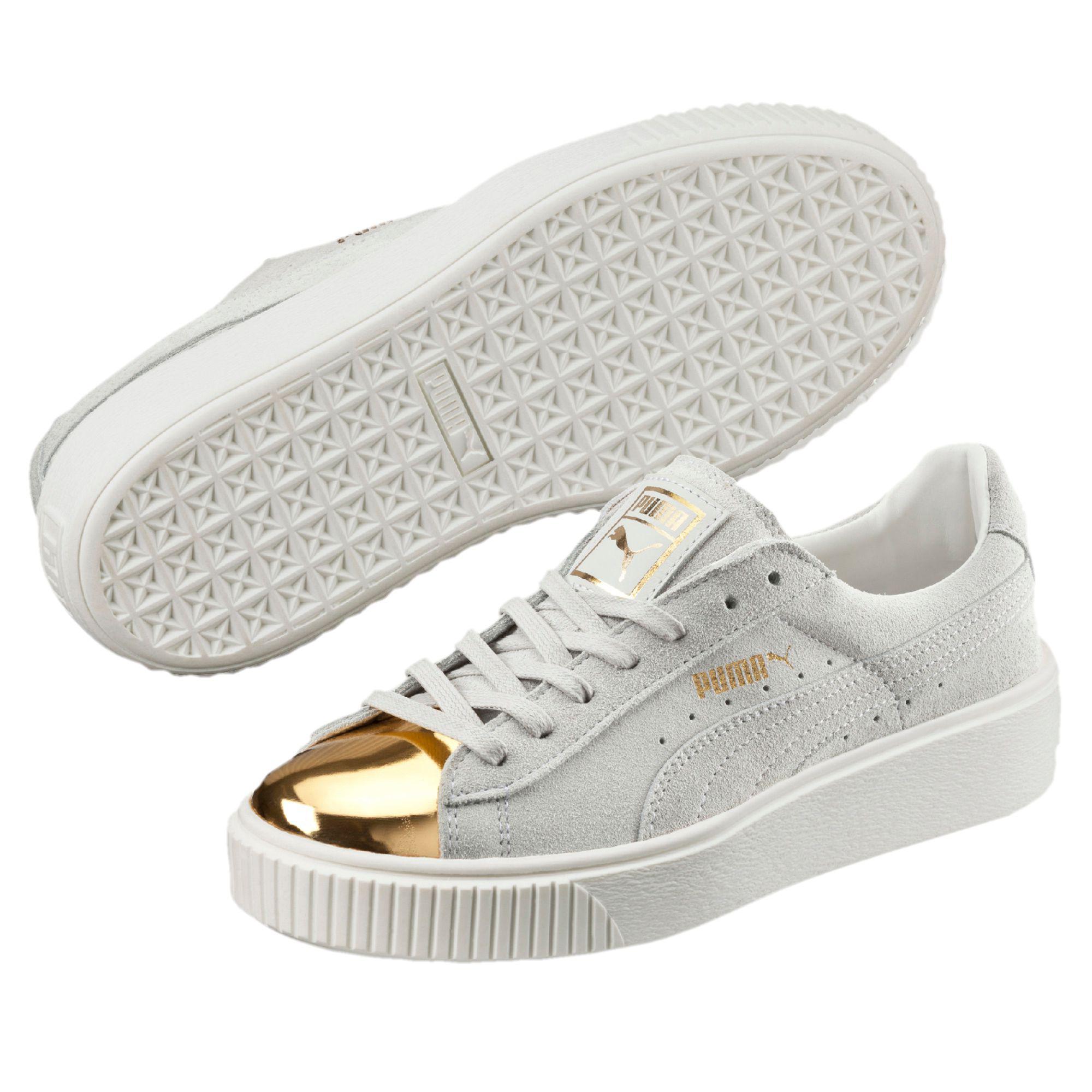 puma basket platform gold puma basket platform gold