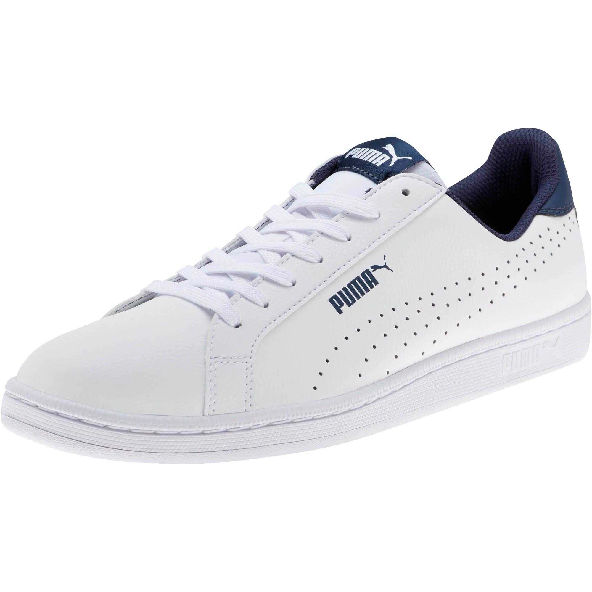 PUMA Leather Smash Perf Sneakers in White for Men - Lyst