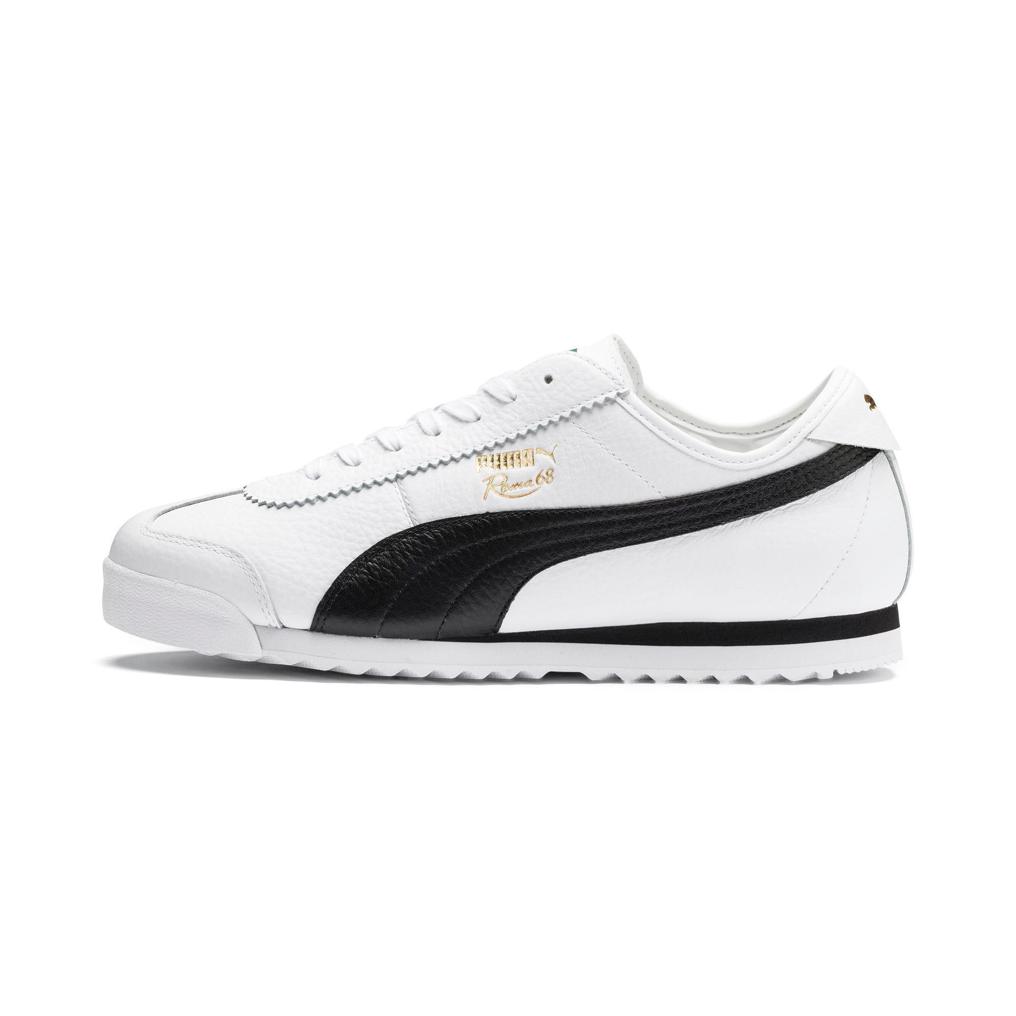 PUMA Leather Roma '68 Vintage Sneakers in White - Lyst