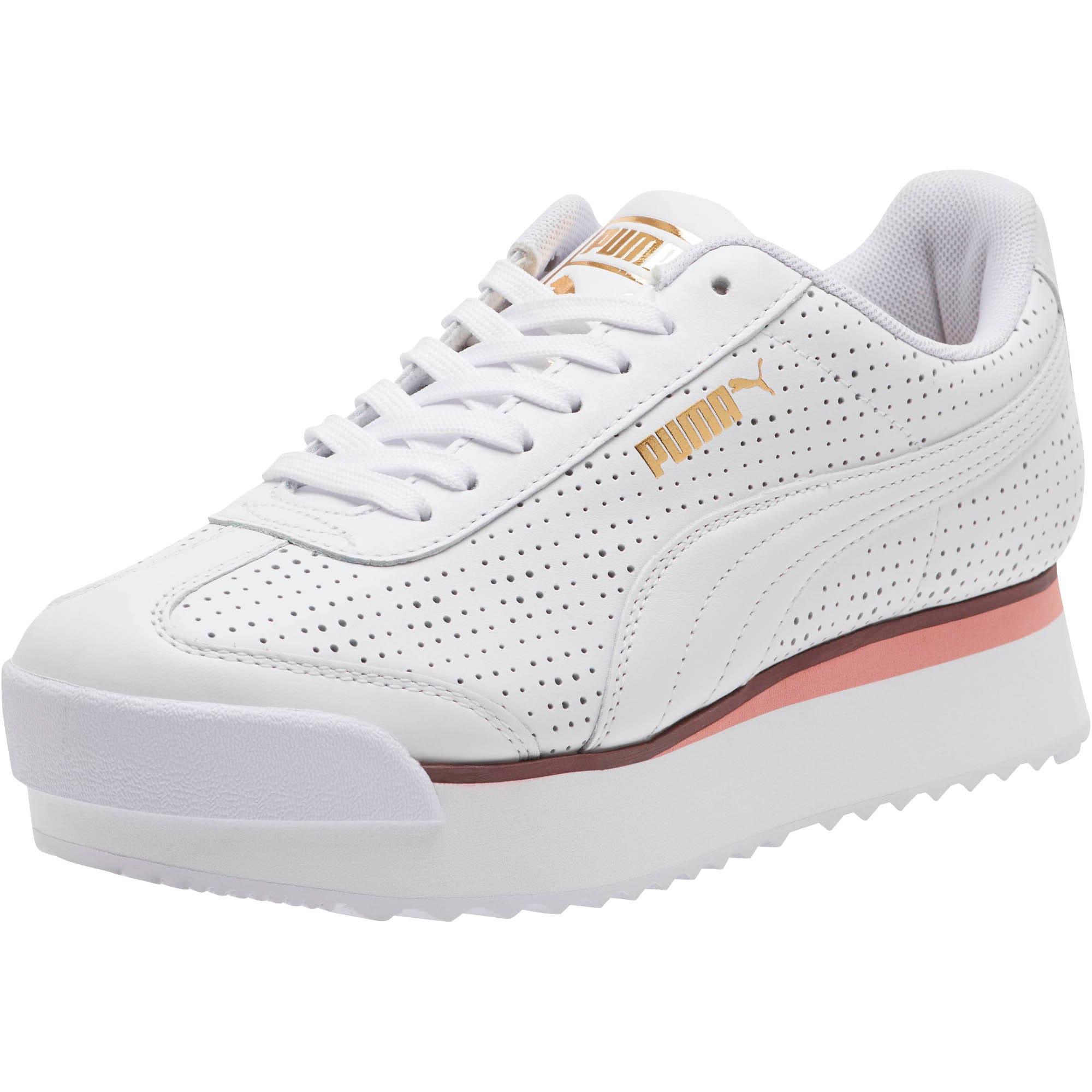 PUMA Lace Roma Amor Perf Women's Sneakers in 01 (White) Lyst