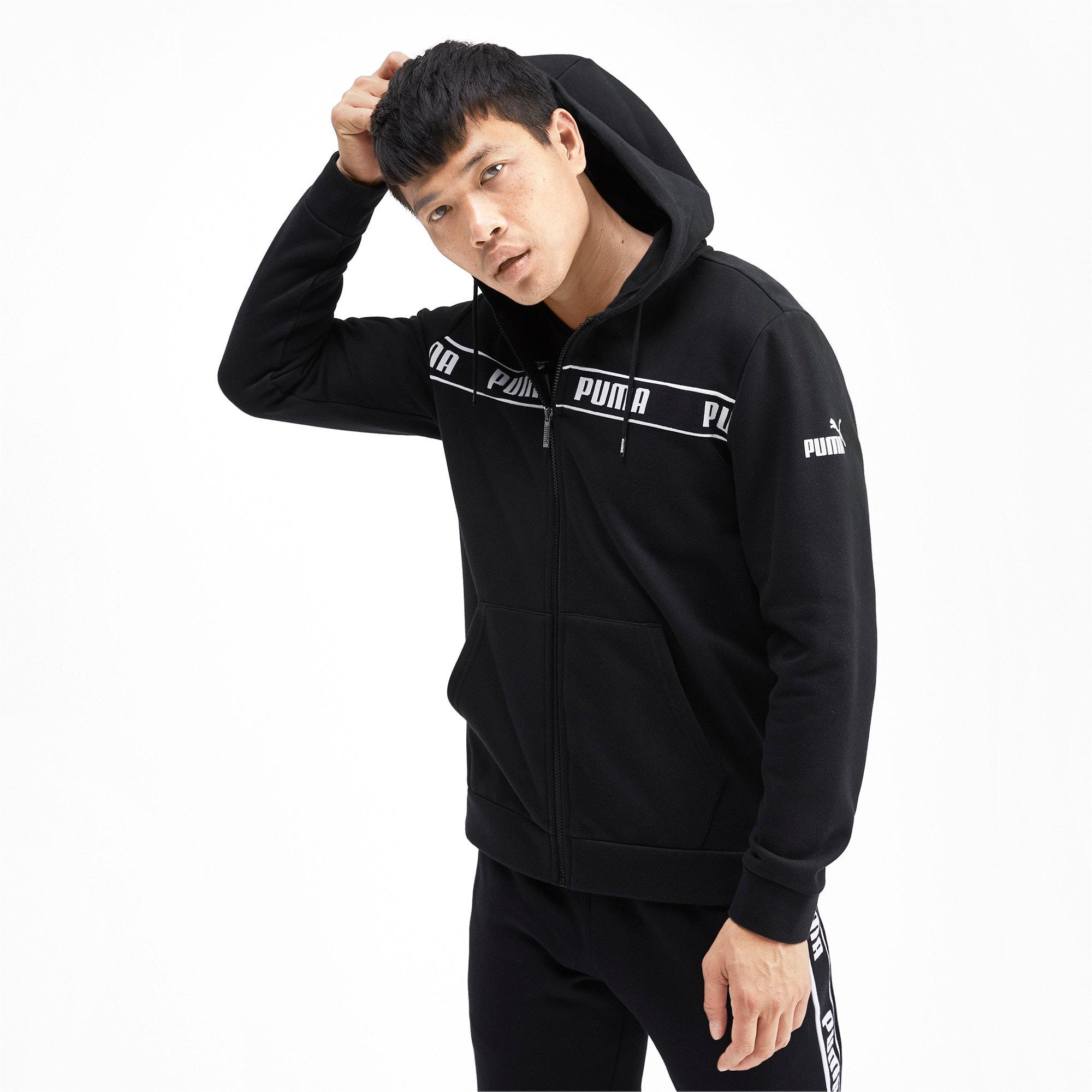 PUMA Amplified Men's Hooded Fleece Jacket in 01 (Black) for Men Save 15 Lyst