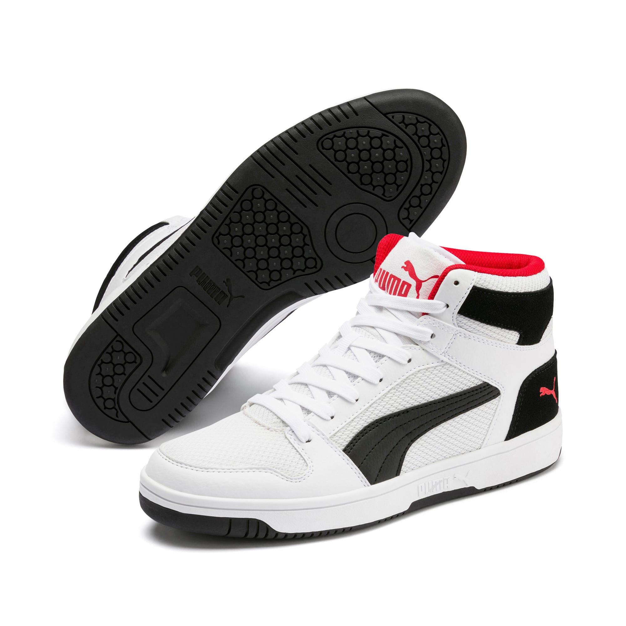 PUMA Leather Rebound Layup Mesh Sneakers for Men - Lyst