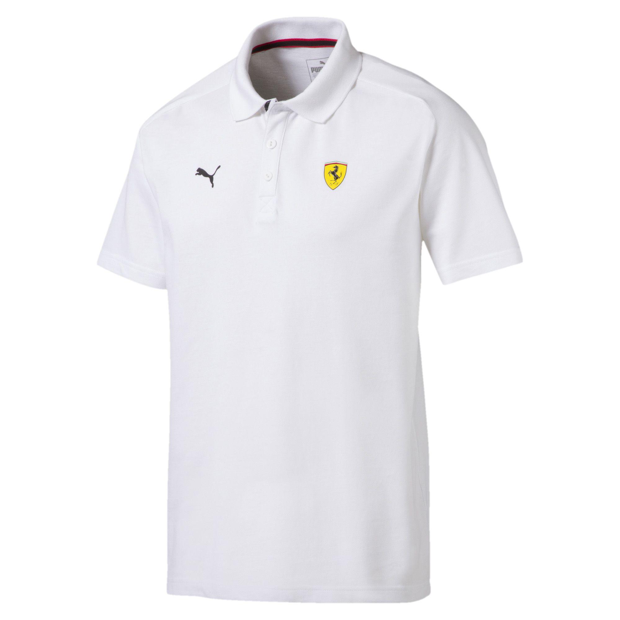 Collectibles Clothing Hats Official Licensed Ferrari Mens Classic Polo Shirt 100 Cotton In Black Or Red