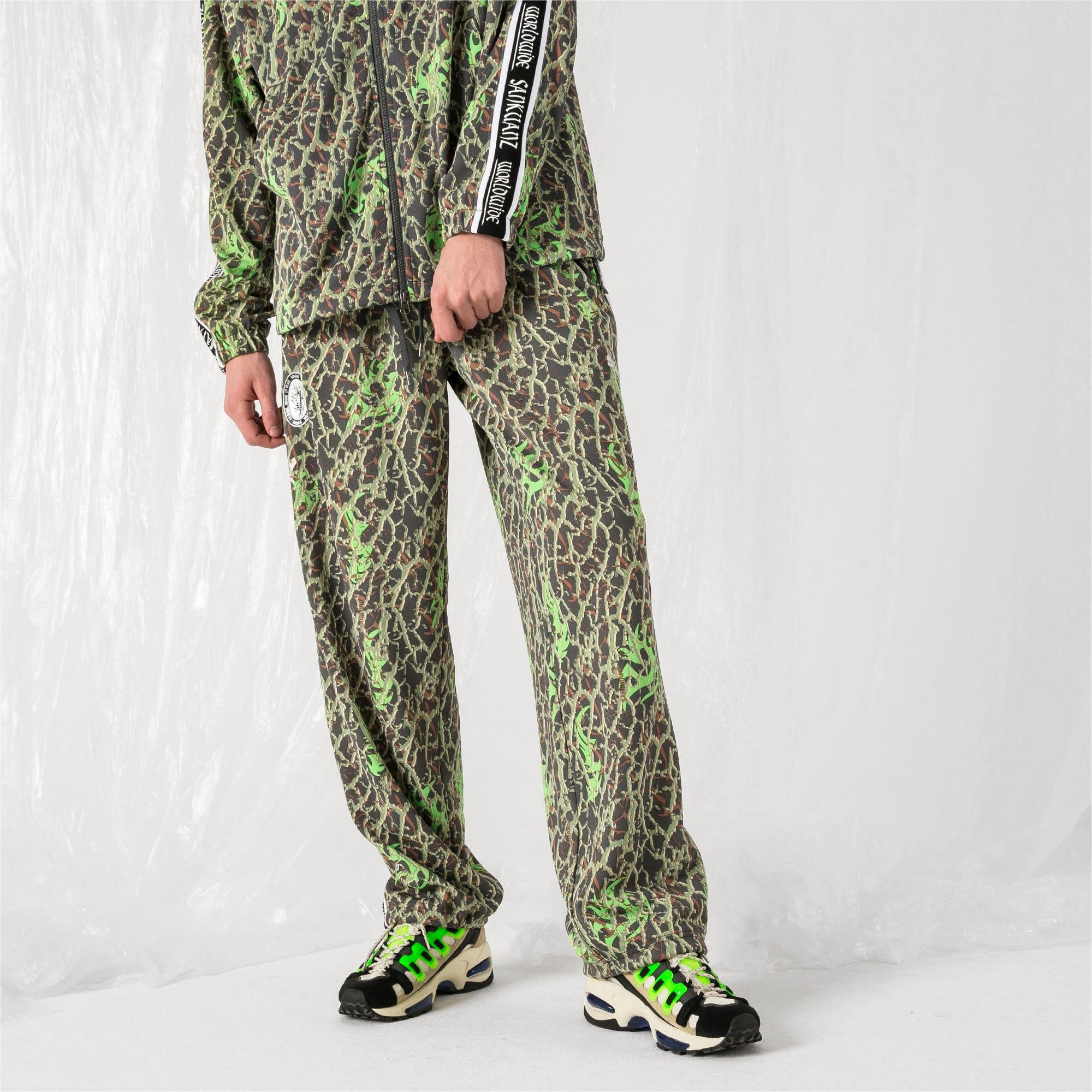 PUMA Synthetic X Sankuanz Double Knit Men's Track Pants in 75 (Green ...