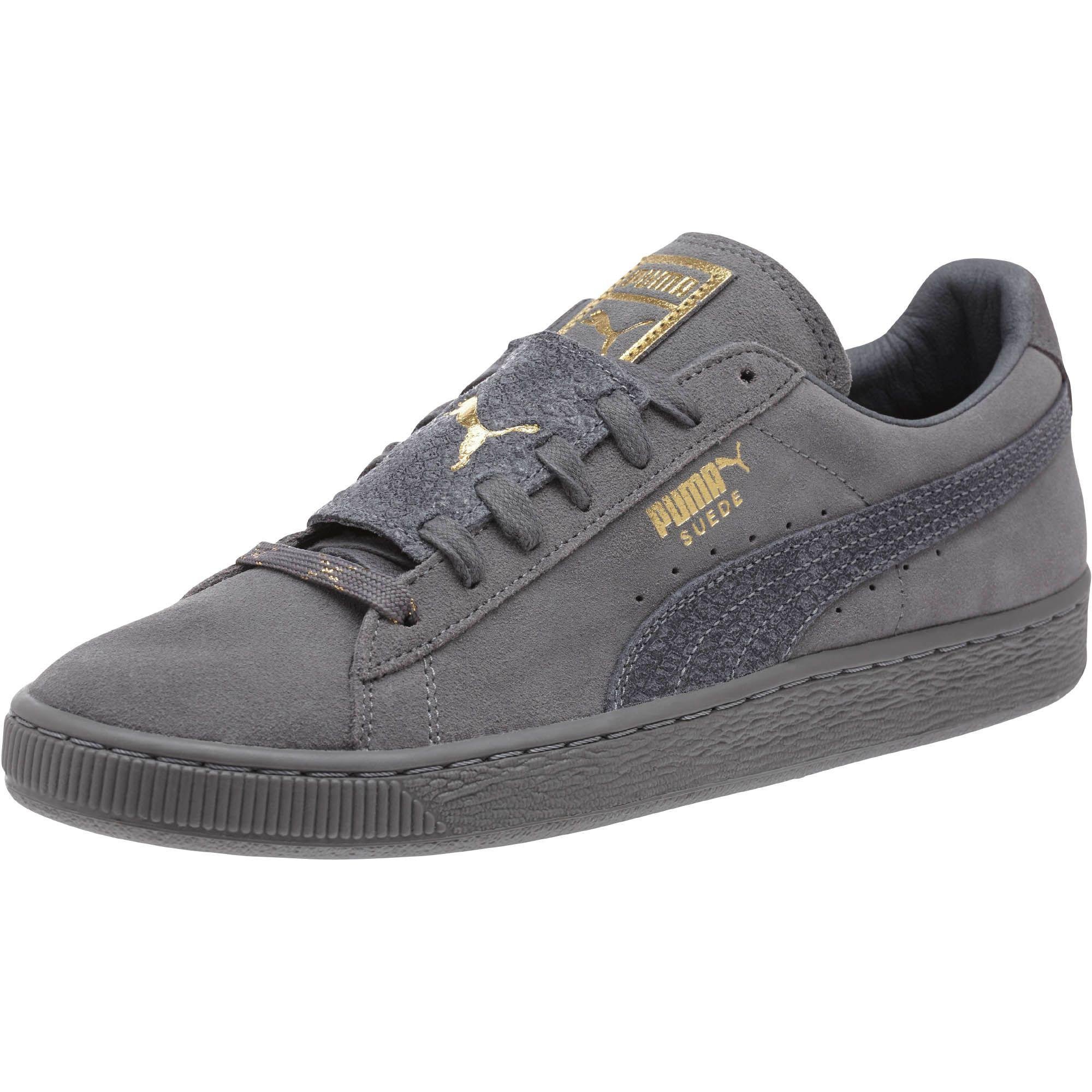 Puma Suede Classic Epic Snake Gold Men's Sneakers in Gray for Men | Lyst