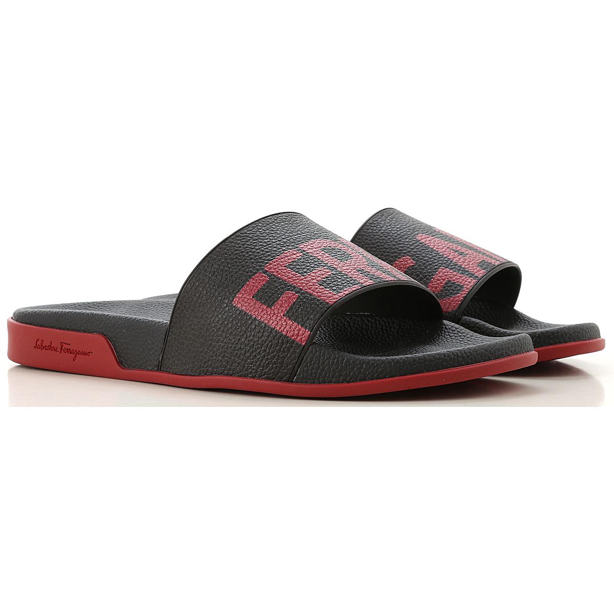 Ferragamo Sandals For Men in Black for Men - Lyst