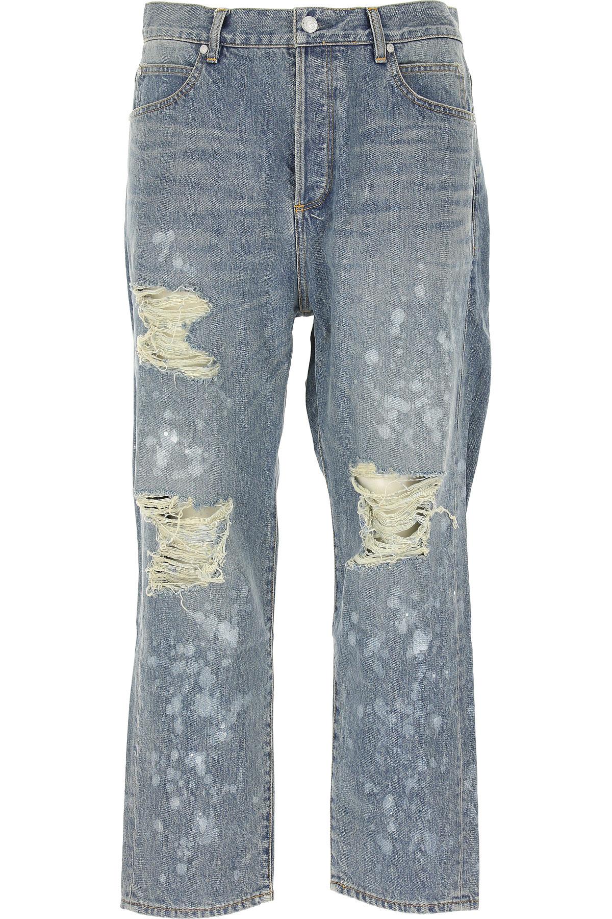 blue balmain jeans