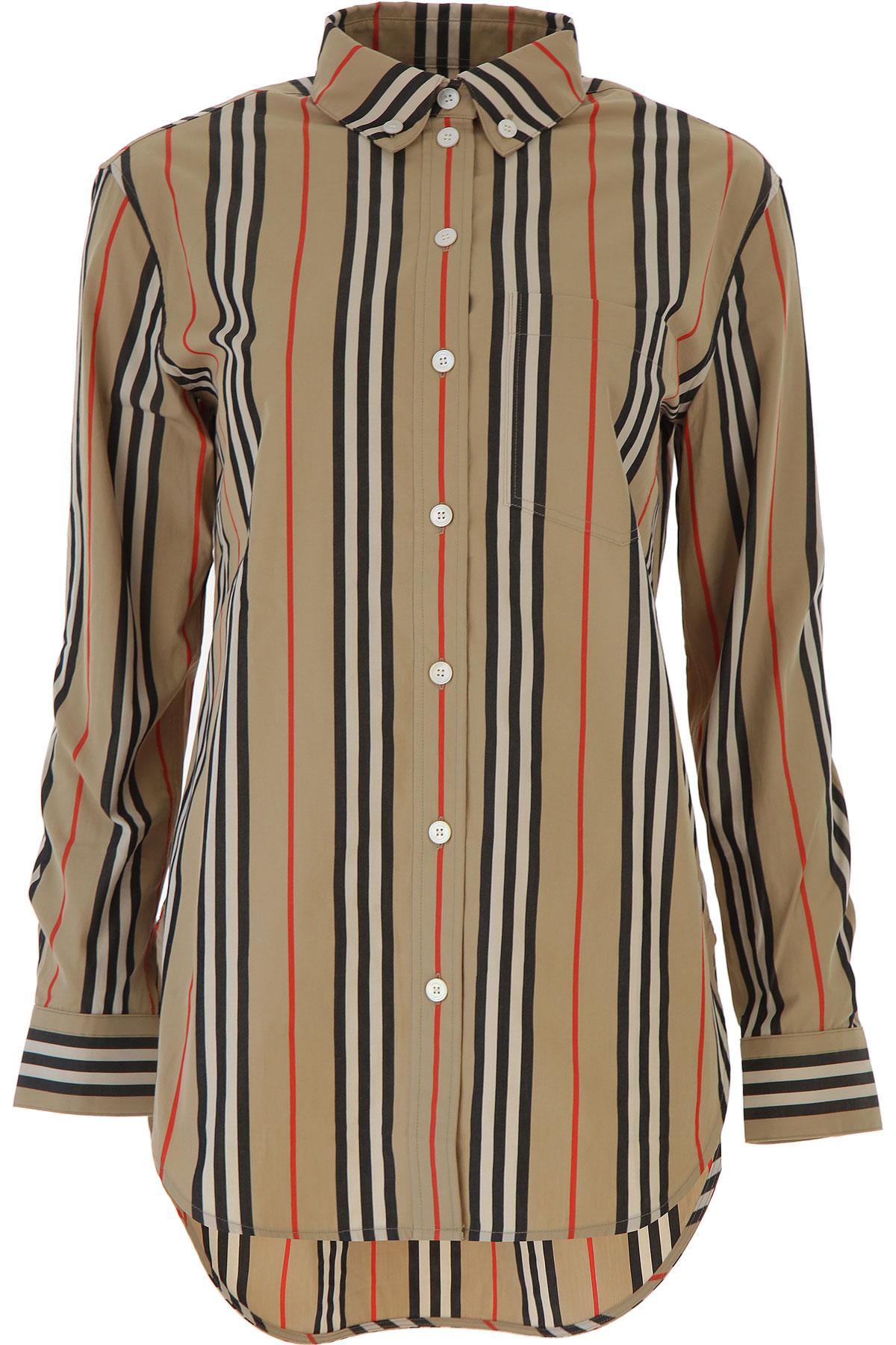 Burberry Shirt For Women in Natural - Lyst
